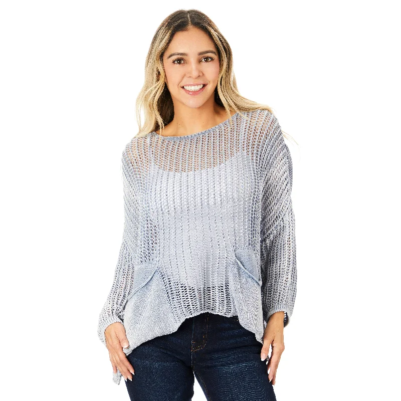 Cable Sweater w/ Pockets