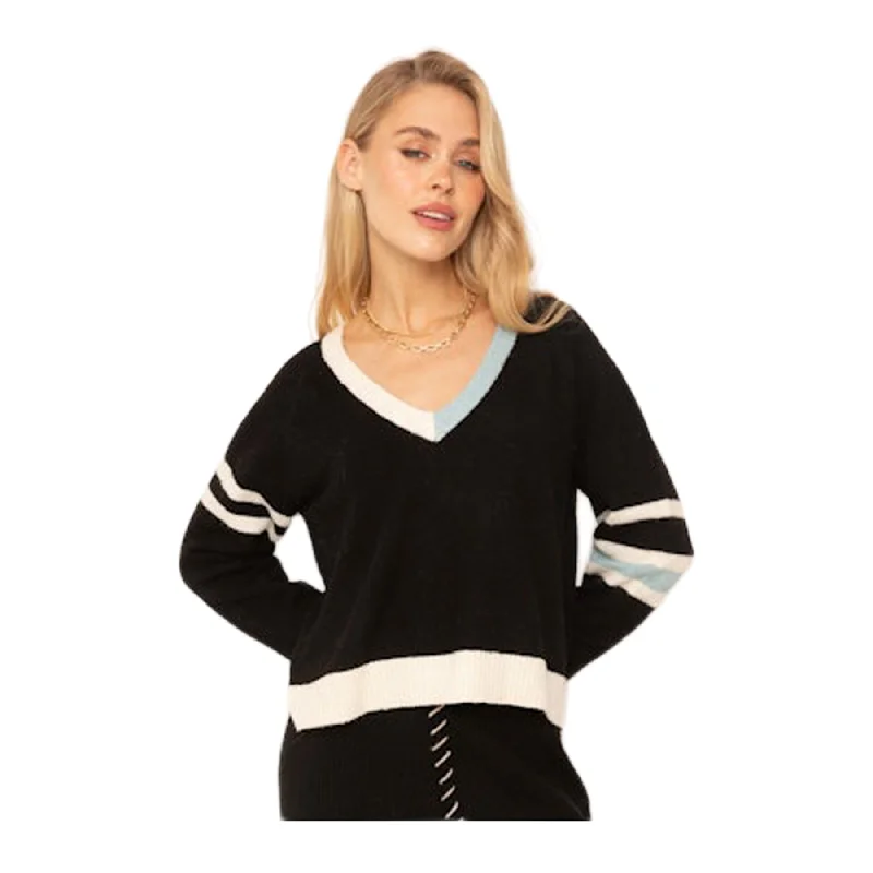 Billie Varsity V-Neck Sweater