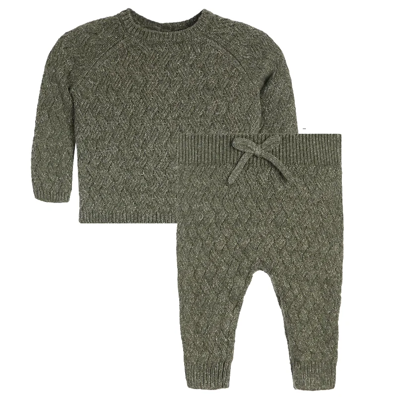 2pc Knit Sweater & Pant Set