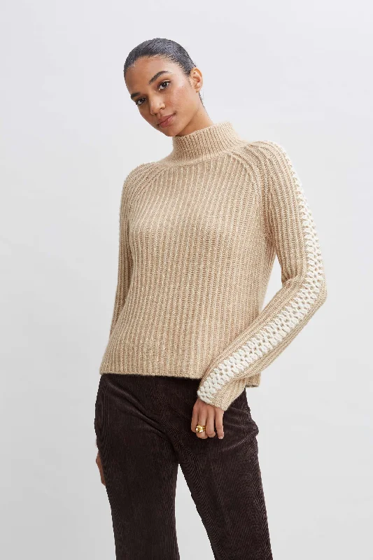 Whipstitch Cotton Wool Sweater