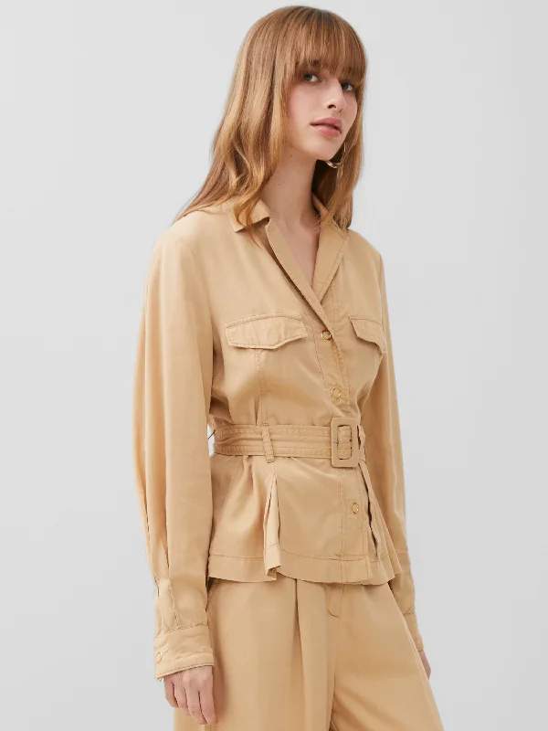 Elkie Twill Belted Jacket