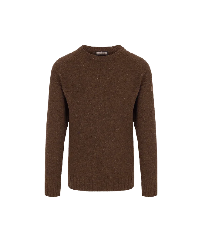 Men's Kangtega Crew Sweater - Cappuccino