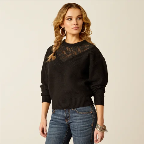 Women's Magnolia Sweater - Black