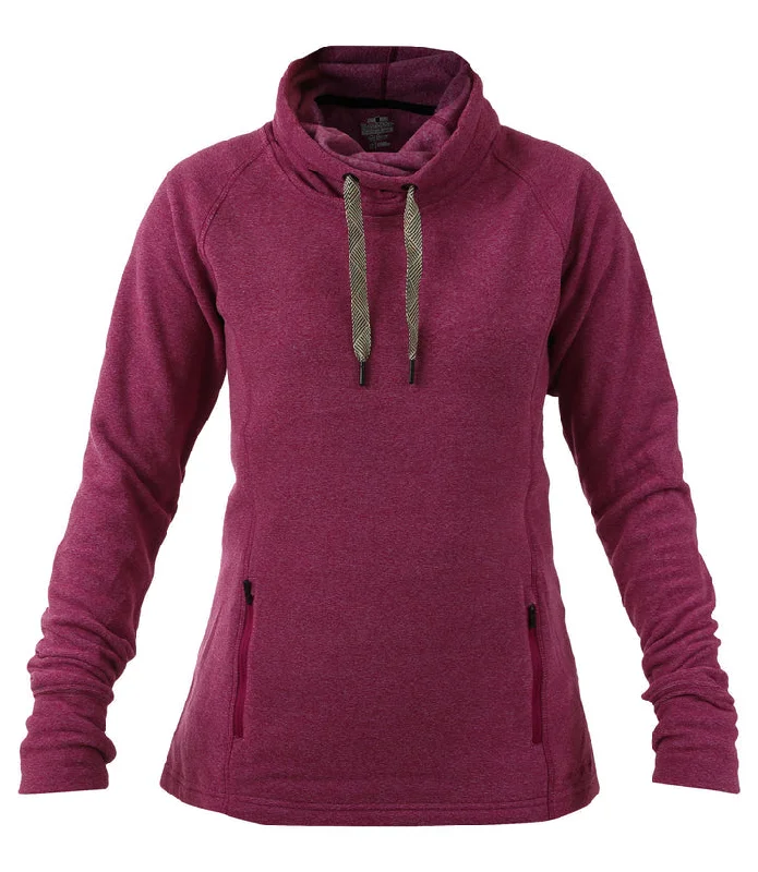 Women's Godiva Cowlneck Sweater - Boysenberry Heather