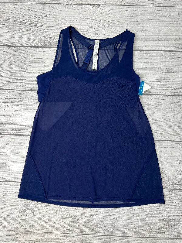 Athletic Tank Top By Lululemon In Blue, Size: M