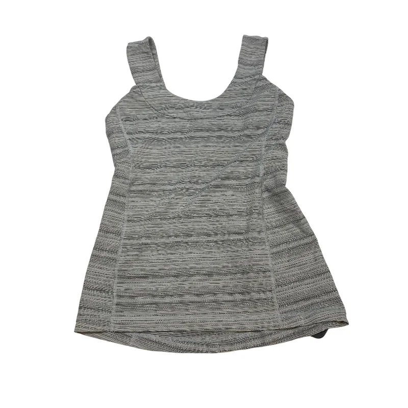 Athletic Tank Top By Lululemon In Grey, Size: S