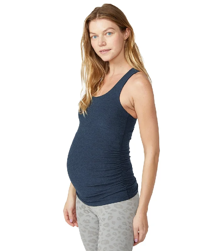 Beyond Yoga Spacedye Bases Covered Maternity Racerback Tank Nocturnal Navy