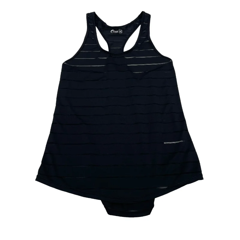 BLACK ATHLETIC TANK TOP by ZYIA Size:M