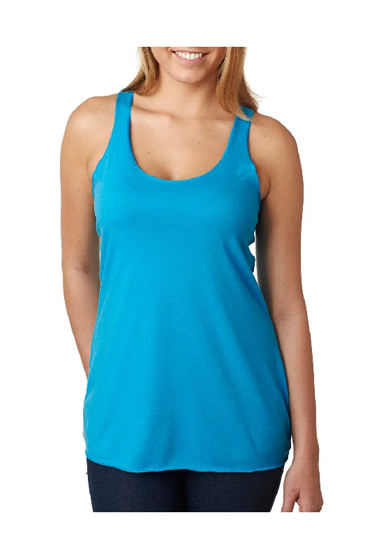 Next Level Womens Tank Top - Vintage Turquoise Blue