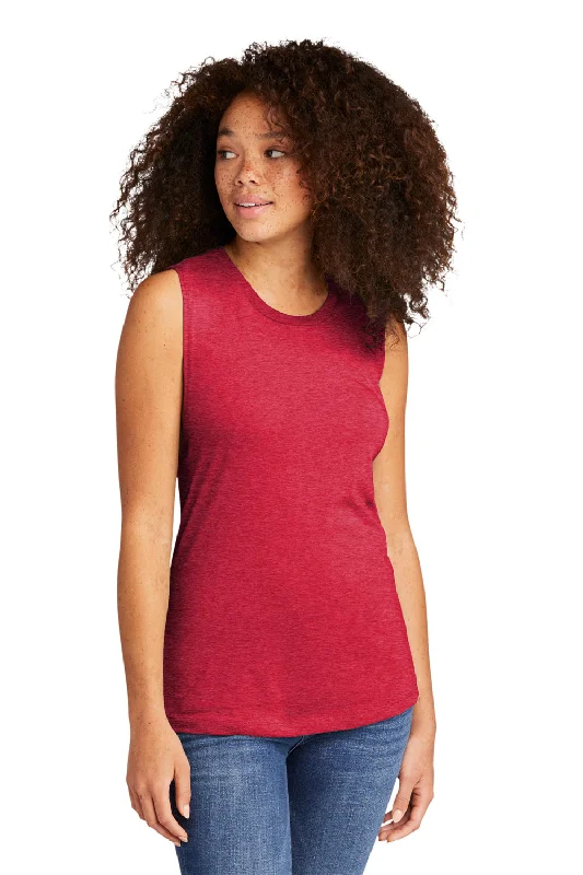 Next Level Womens Festival Muscle Tank Top - Red