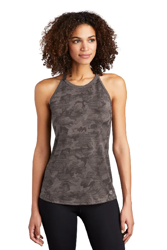 Ogio Womens Endurance Pulse Phantom Moisture Wicking Tank Top - Gear Grey Camo