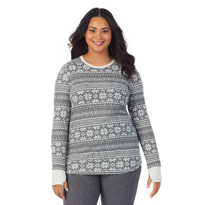 Stone Grey Fairisle