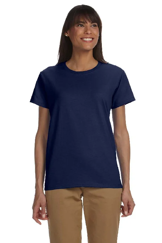 Gildan Womens Ultra Short Sleeve Crewneck T-Shirt - Navy Blue