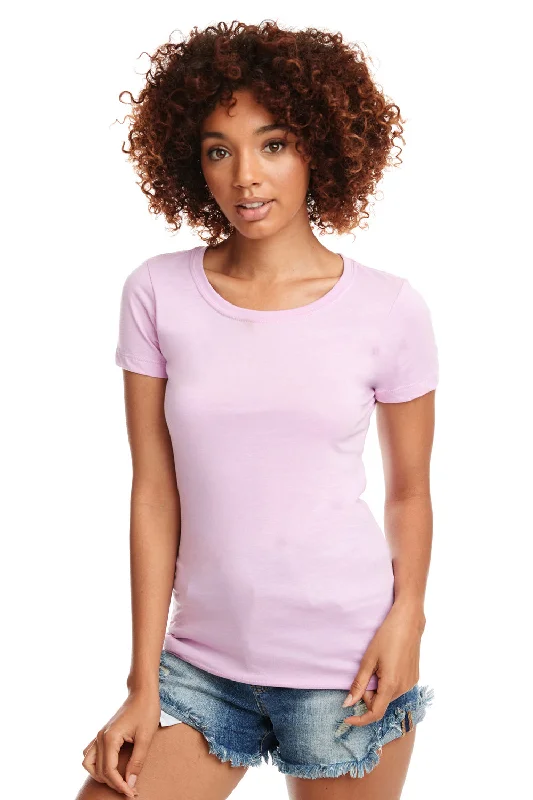 Next Level Womens Ideal Jersey Short Sleeve Crewneck T-Shirt - Lilac