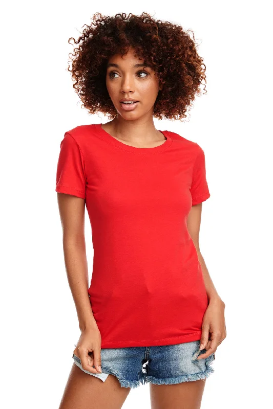 Next Level Womens Ideal Jersey Short Sleeve Crewneck T-Shirt - Red