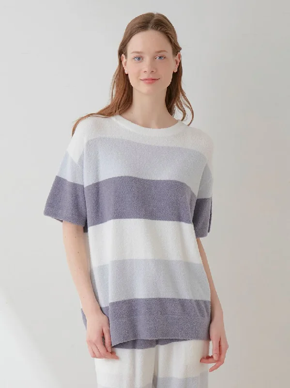 Smoothie 3-Border Pullover Top