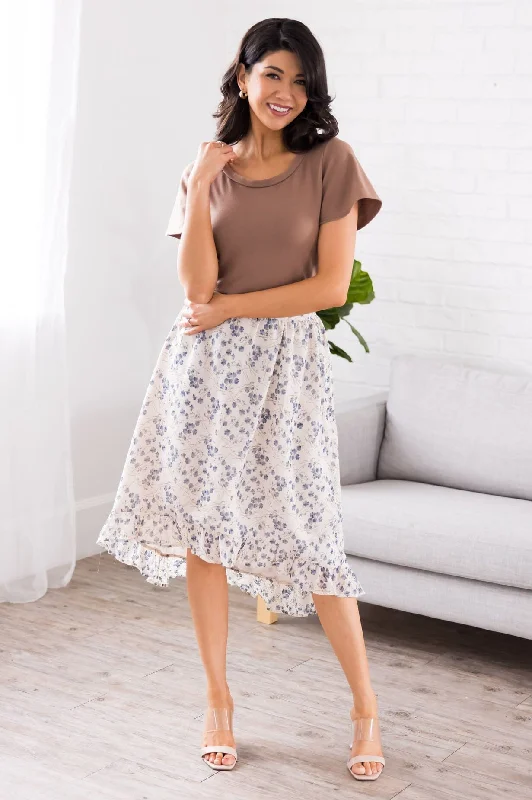 Blooming Into You High-Low Skirt