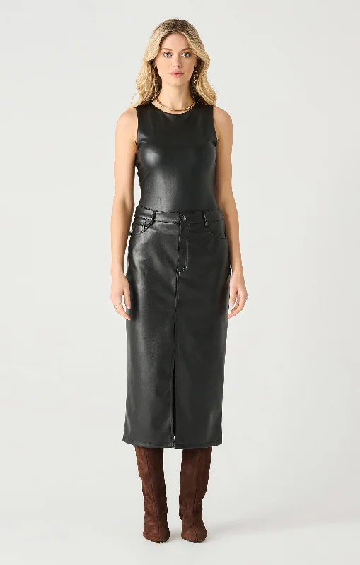 Ellie Leather Skirt