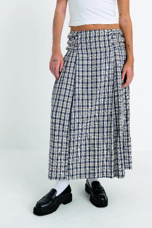 Roary Check Maxi Skirt