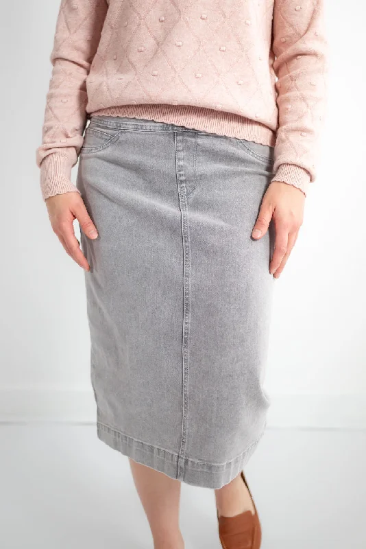 Sara 26" Skirt in Vintage Gray